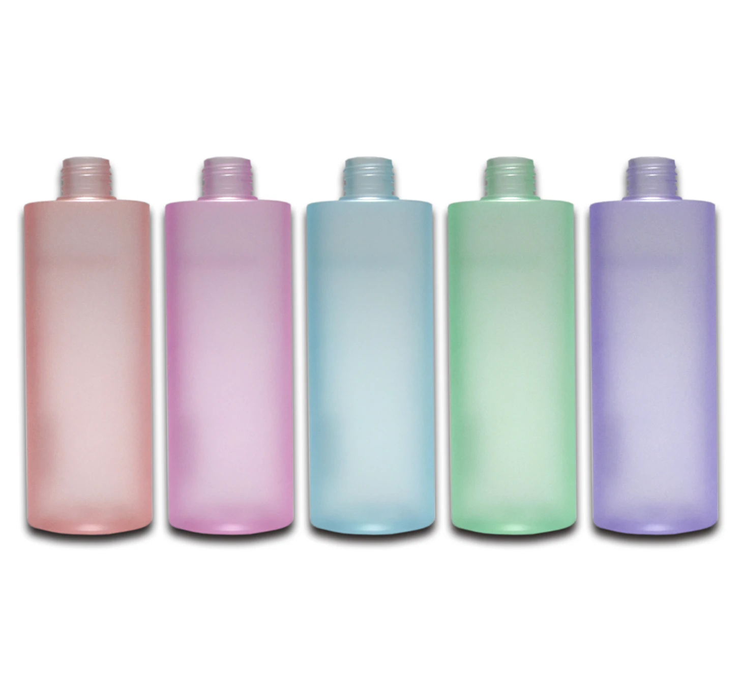 350ml PET blue frosted matte plastic shampoo conditioner body moisturizing cream packaging bottle with black pump