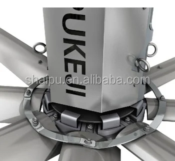 13ft Shanghai Aipu Industrial large HVLS Ceiling Fan factory
