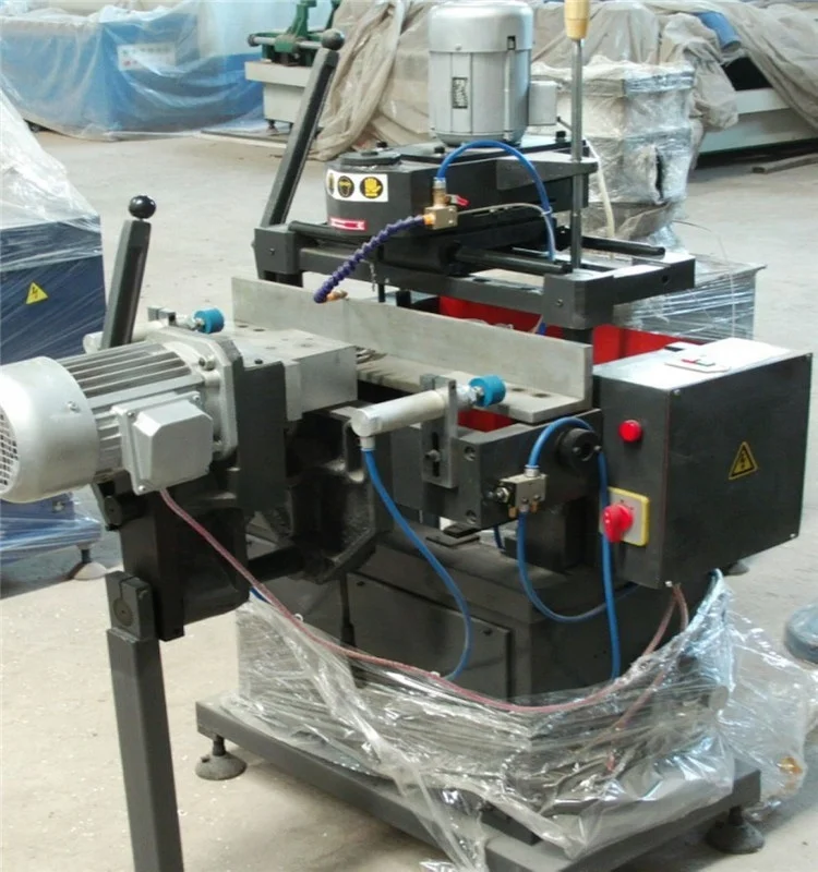 Double mitre saw for pvc windows/ pvc profile double head cutting machine