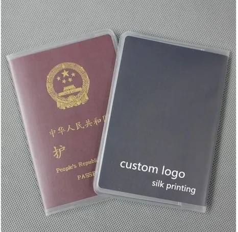 Transparent Passport Cover Clear PVC Passport Holder