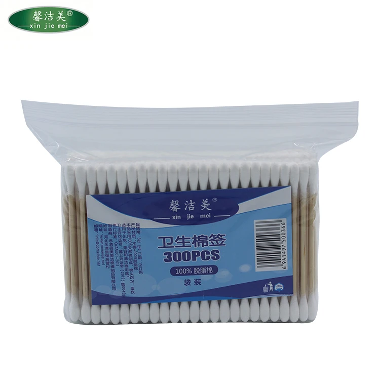 Wooden stick makeup remover makeup  qtips cotton buds