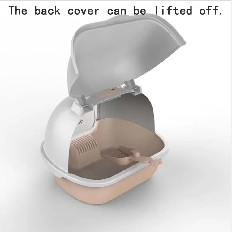 2020 hot selling waterproof hooded cat litter pan cat litter box cat toilet