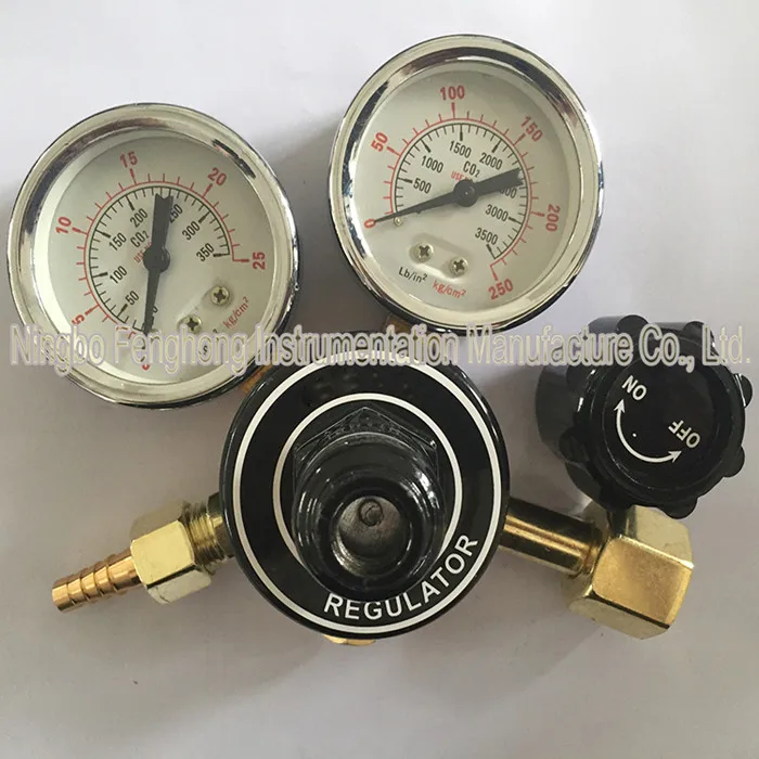 
Manufacturer Ningbo Zhejiang G5/8 thread Aluminium co2 regulator with cheap price 