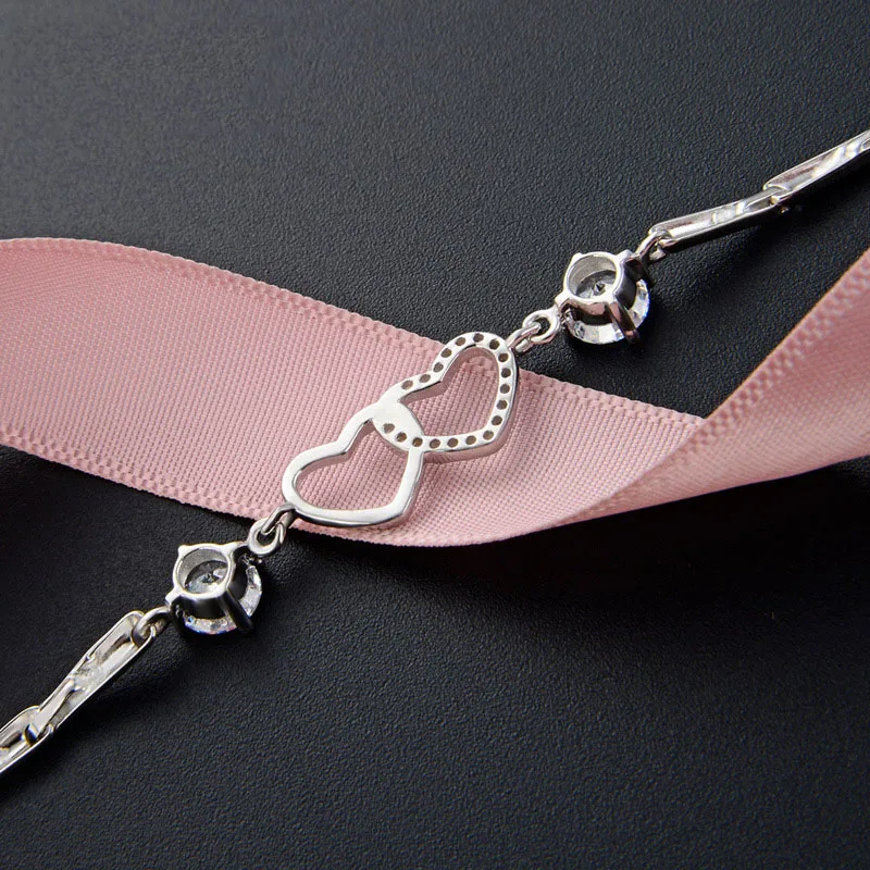 New Design 925 Sterling Silver CZ Diamond Moissanite Bracelet Bracelet for Women YJ001346