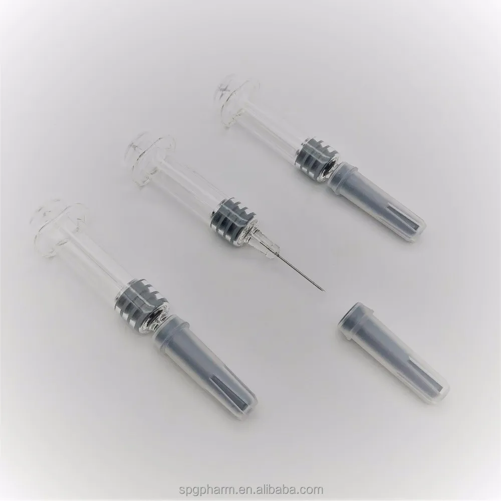 glass empty prefilled syringe pharmaceutical use 3ml luer lock