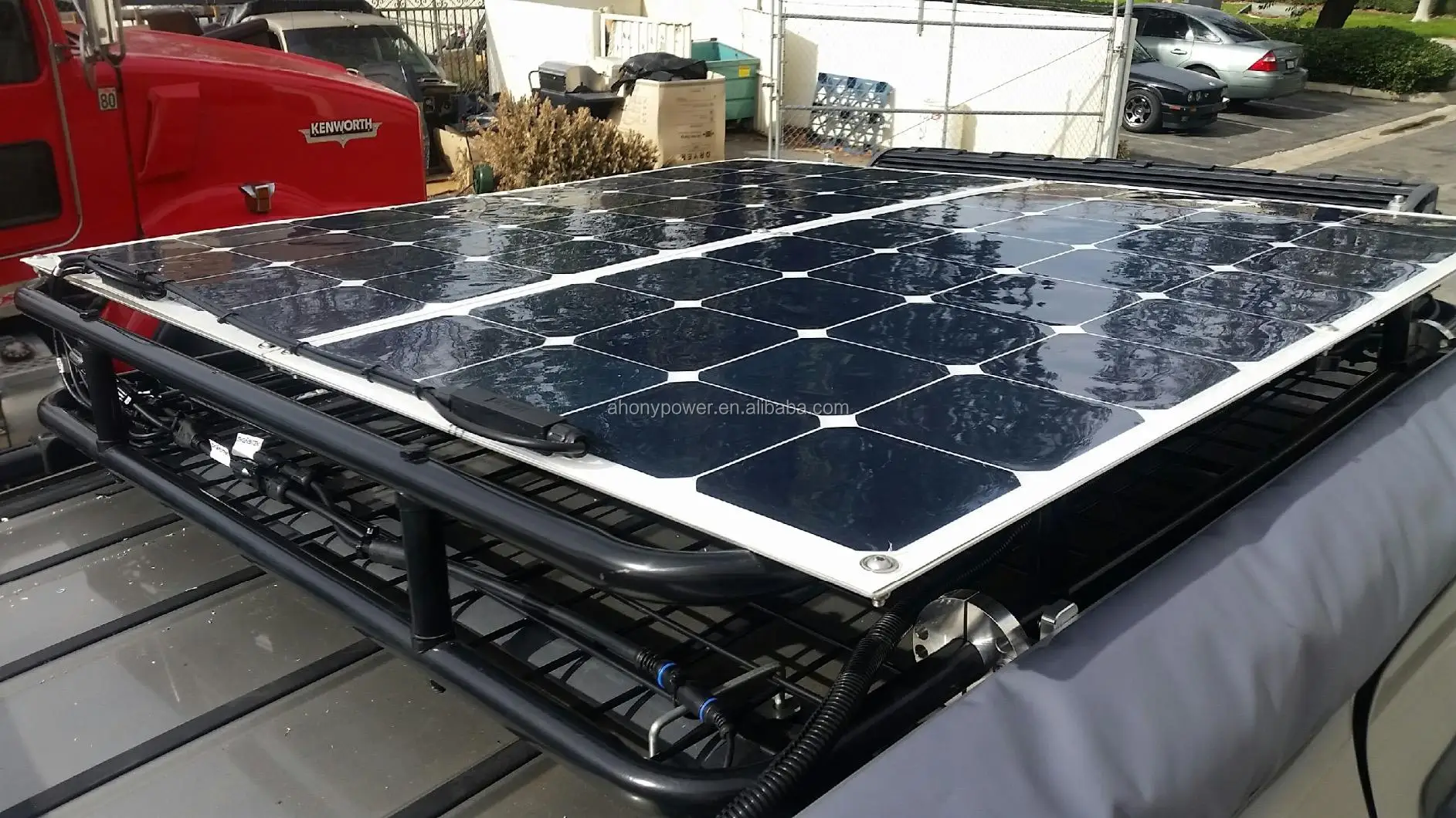 90w Sunpower solar panel for the travel of RV boat coming mobile power from the sun yes you need