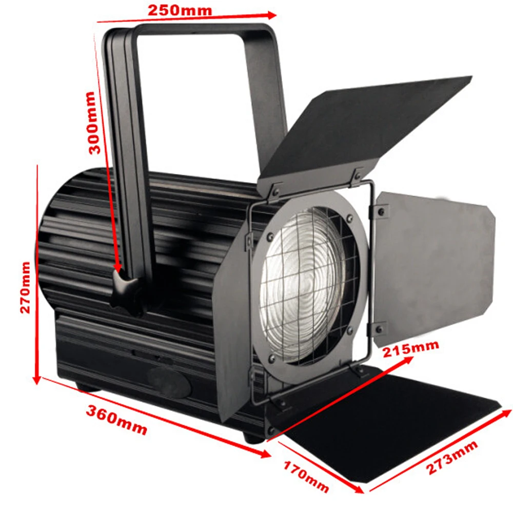 Hot sale 200W LED fresnel bicolour led video fresnel spotlight led disco light