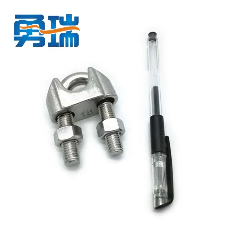 
304 Stainless steel wire rope clips grips clamps M2-M32 U-bolt 