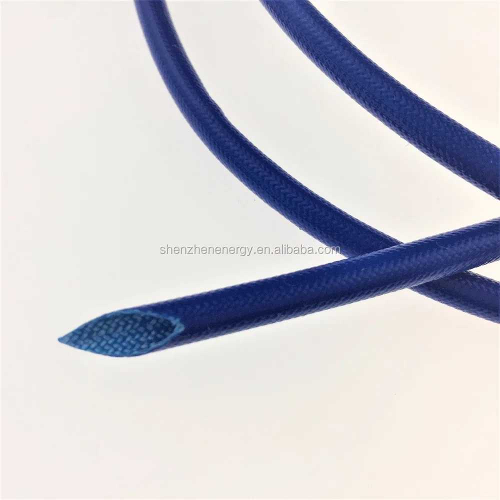 Silicone Rubber Braided Fiber Glass Wire Sleeve