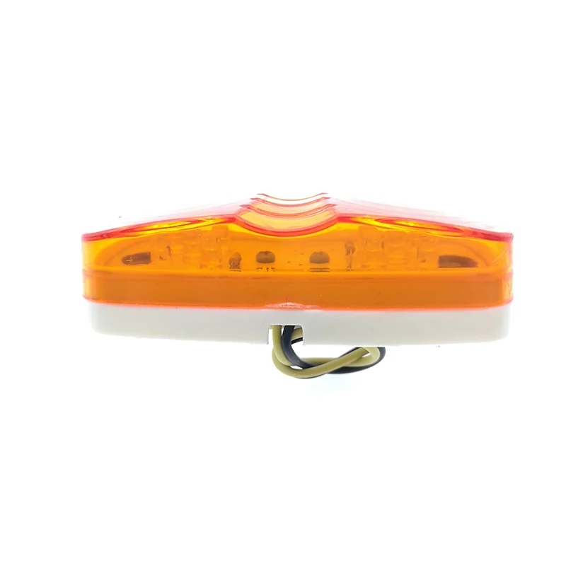 LED Truck Trailer Side Marker Clearance Lighting Indicator Amber Lights
