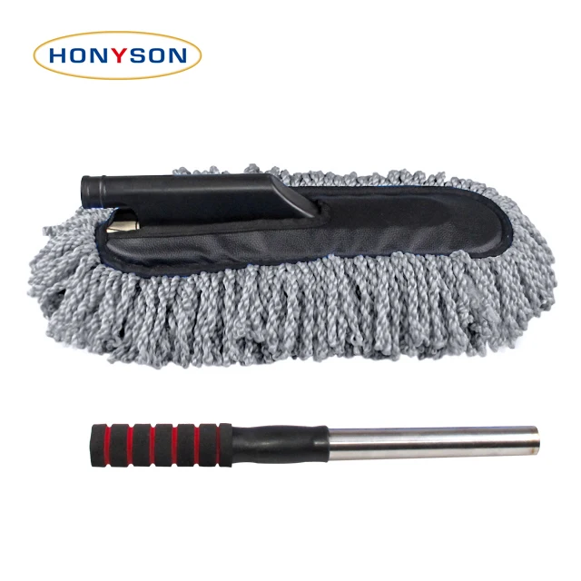 Auto Wax Brush Rotating Foldable Car Cleaning Mop Car Duster
