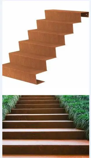 Corten Steel Steps weathering steel stairs