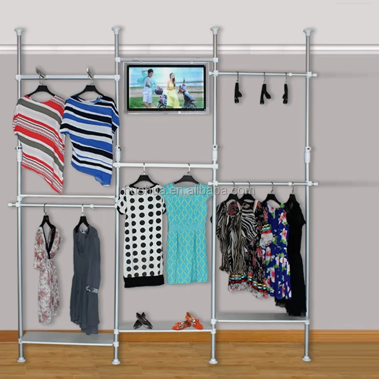 huohua wholesale clothes rack electric ceiling