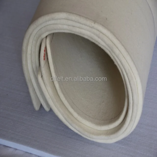 industrial Fireproof felt/the white felt/DINGFENG FELT