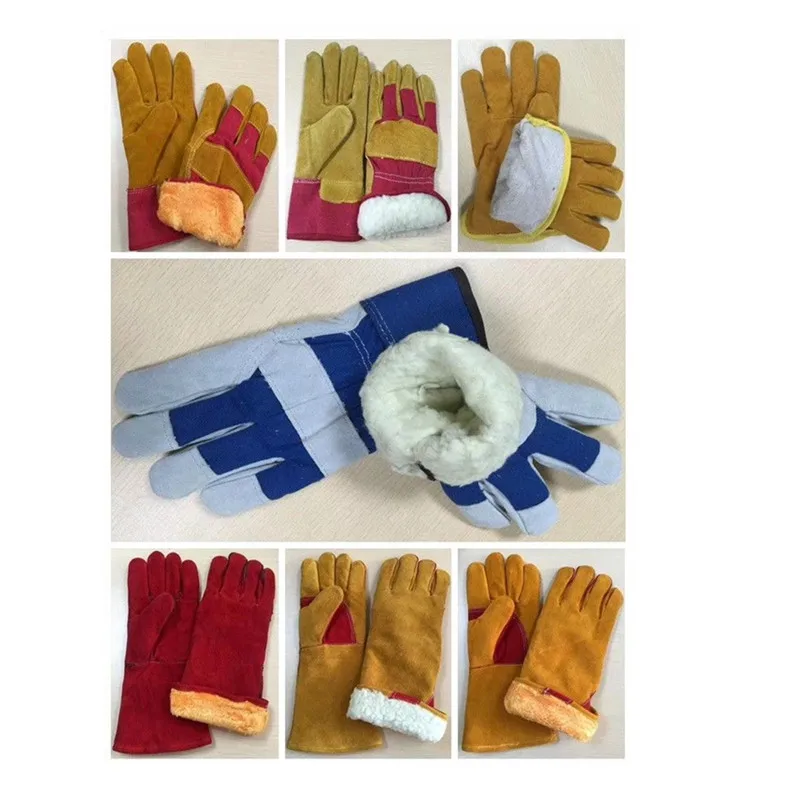 Safety Products Leather Industrial Work & Labor Gloves