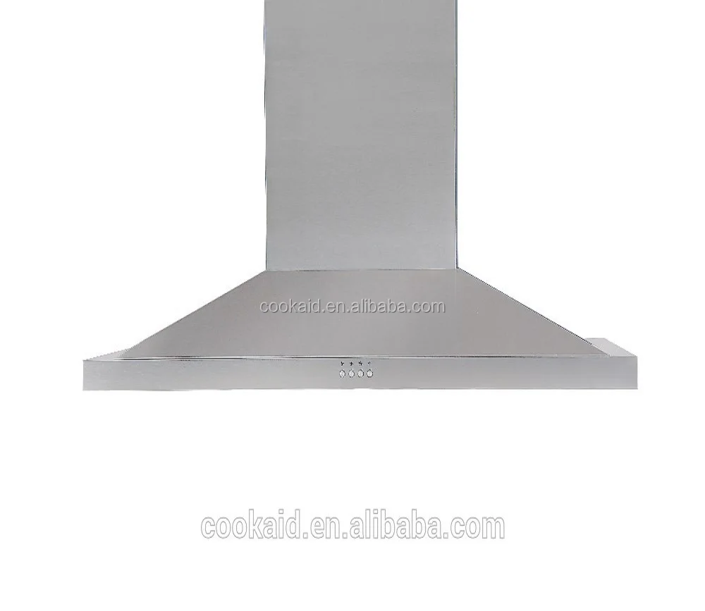 Pyramid Shape Stainless Steel Island Range Hood