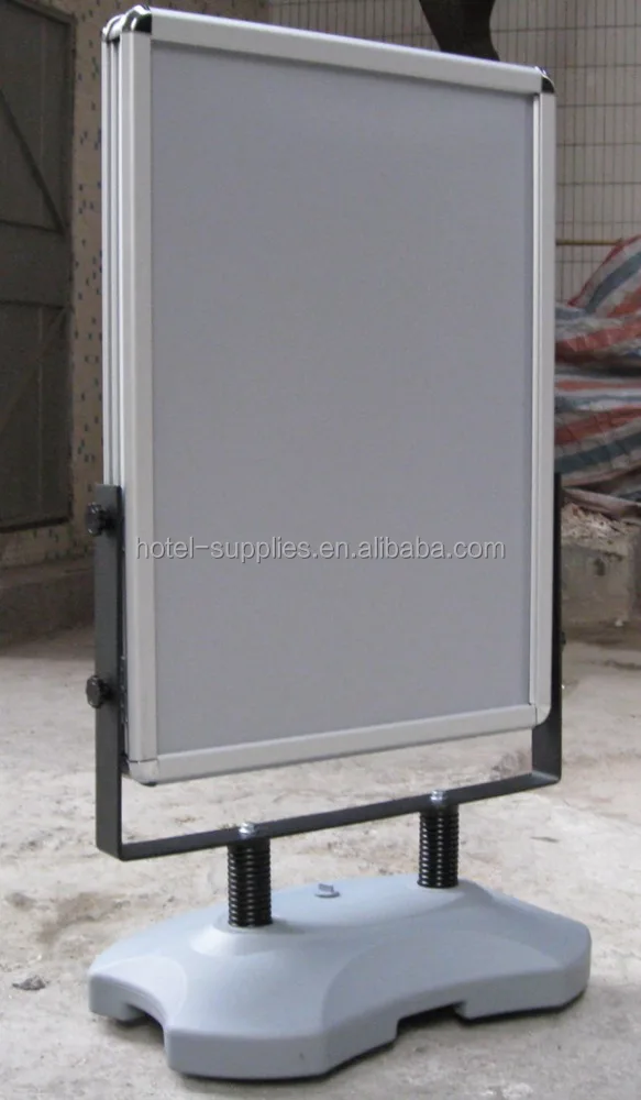 Outdoor Water Base Poster Board Display Stand