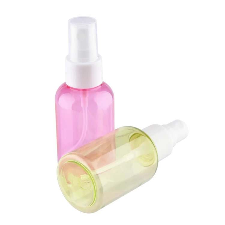 PET cosmetic plastic bottle 50ml travel bottle set mini spray bottle