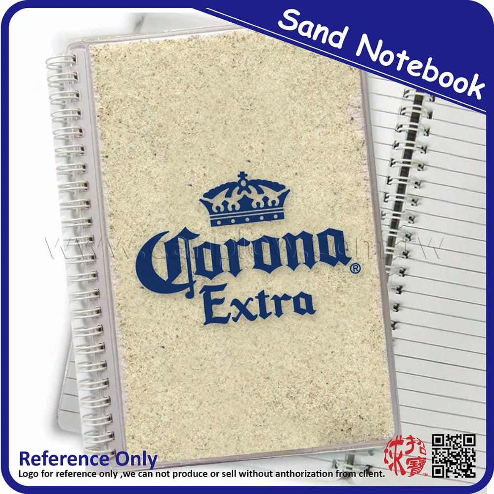 Promotional PVC 3D Liquid floater cover travel notebook