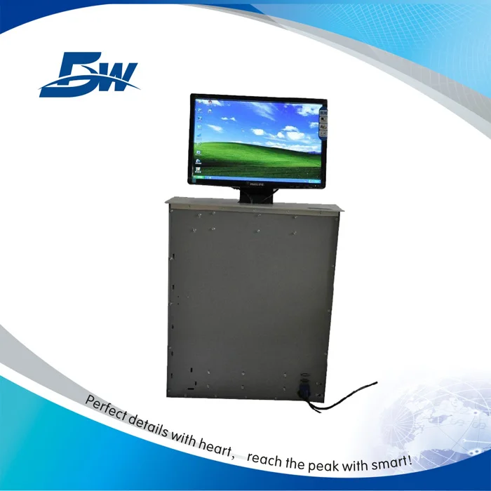 Advanced Remote Controlled Pop Up Motorized Lift Mechanism For Computer LCD Monitor