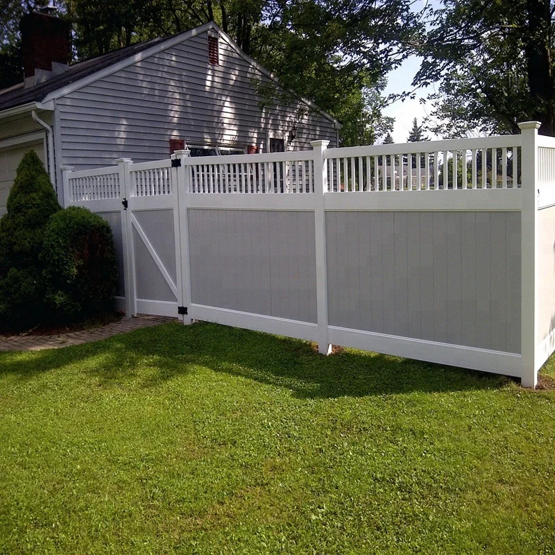 PVC/Vinyl Semi-privacy Fence