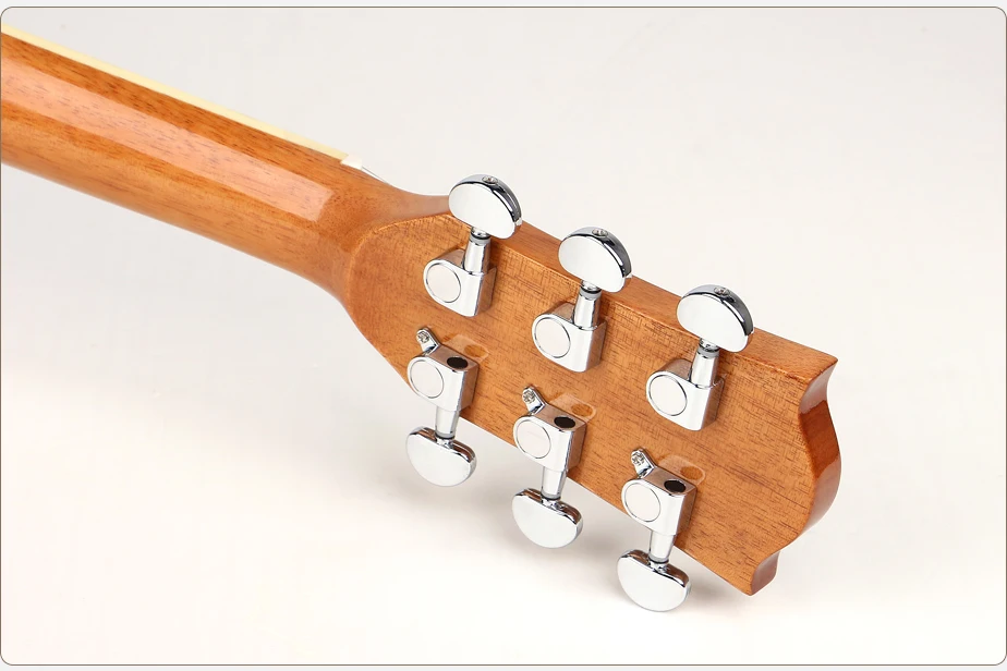 Nature Wooden Handmade OEM Accepted Acoustic Guitar for Sale