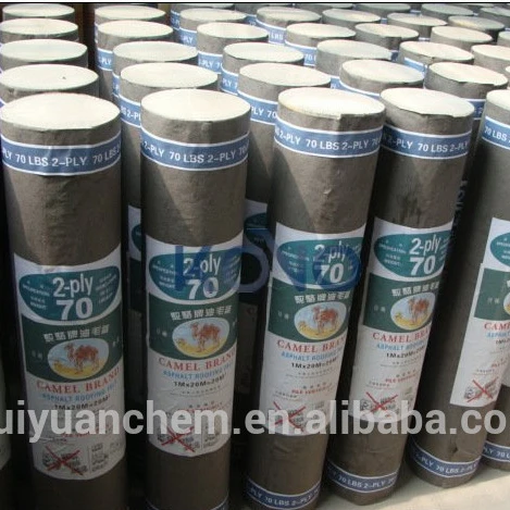Factory sell cheap 2-ply Chinese suppliers camel brand asphalt roofing felt 70lbs