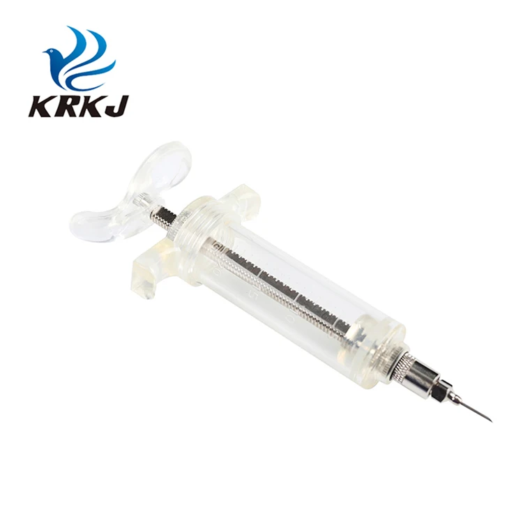 KD304 CETTIA, пластиковый стальной TPX/PC, ветеринарный шприц для животных, для инъекций крупного рогатого скота