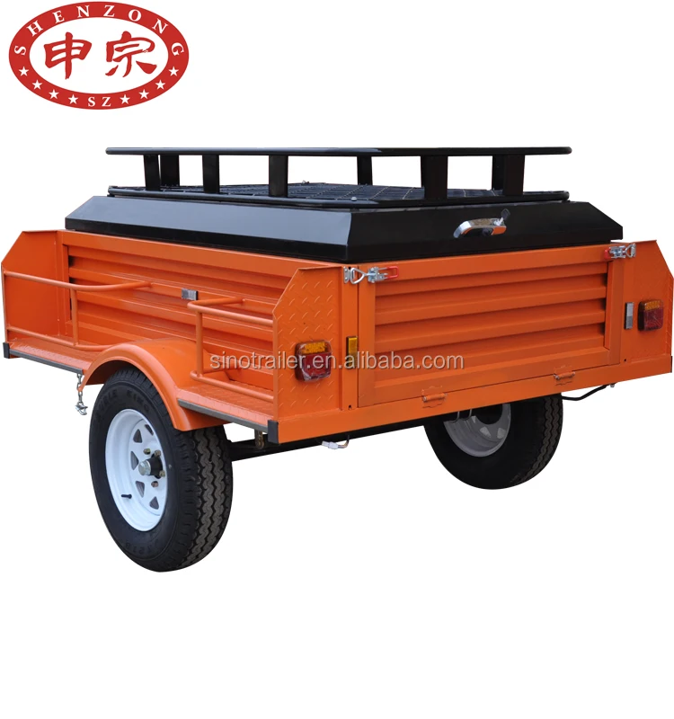 Маленький автомобильный прицеп для путешествий