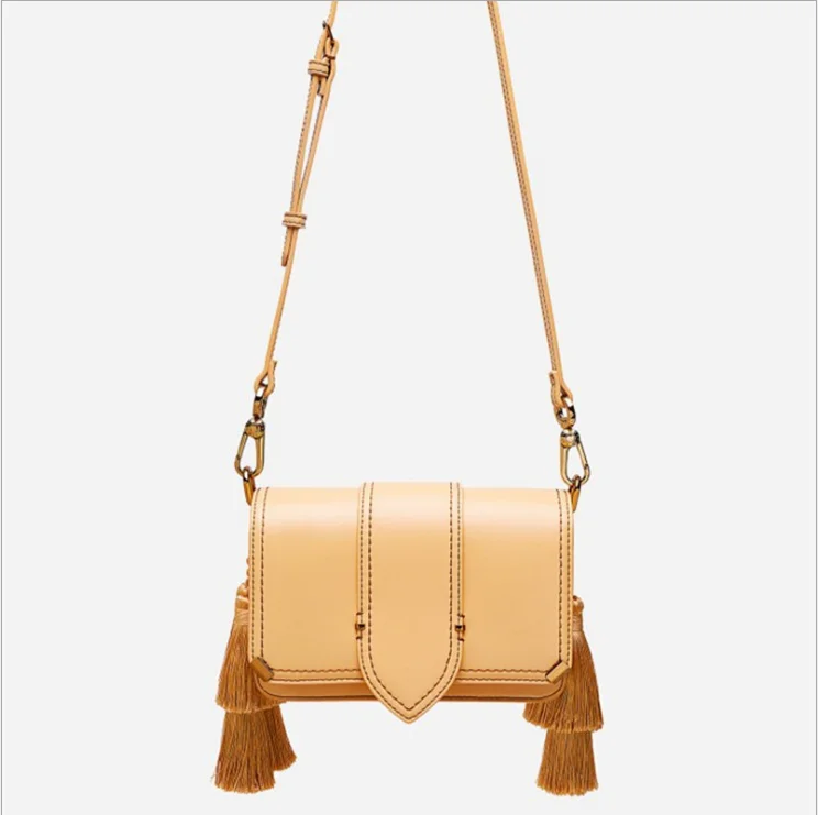 Сумка с бахромой в европейском и американском стиле; С бахромой женские шлепанцы на одно плечо, сумки через плечо