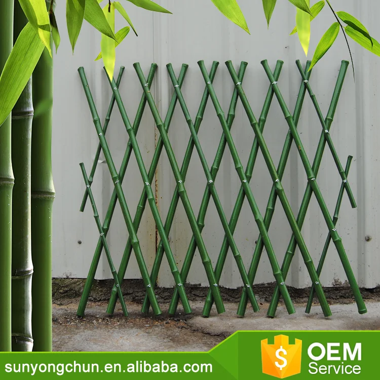 coloured decorative cheap yard black bamboo fence for home decoration