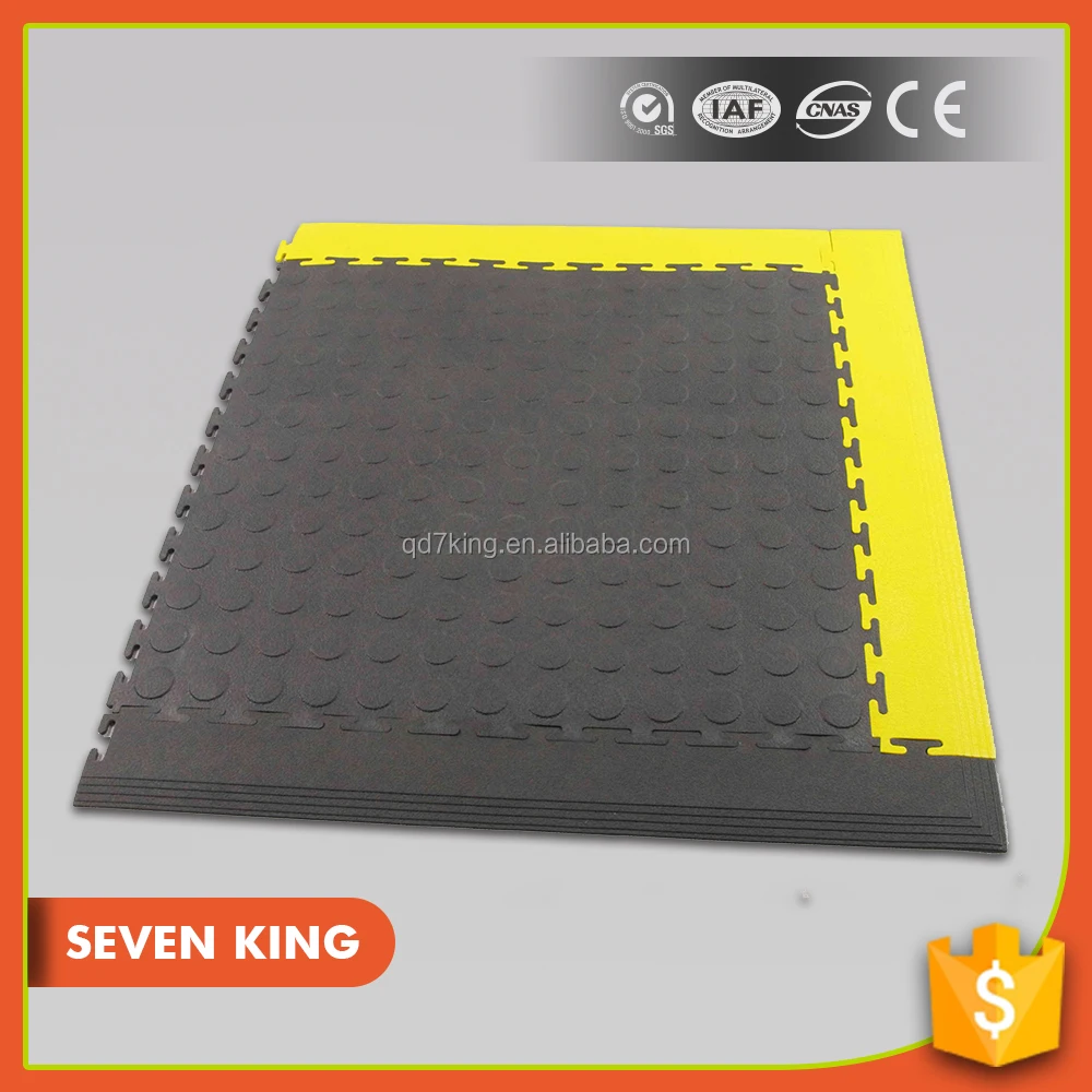 Qingdao 7king New type vinyl flooring pvc garage floor tile with high quality