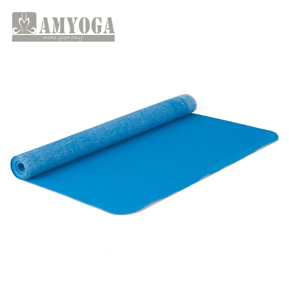 
BSCI factory thin natural rubber travel yoga mat 