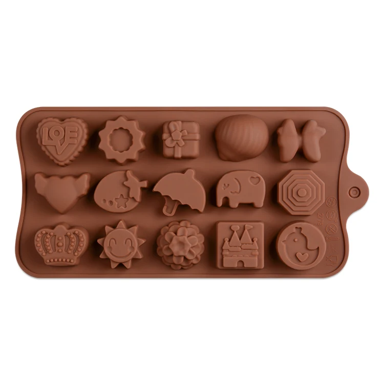 Newest Design 100% Food Grade Custom Silicone Chocolate Moulds For Handmade