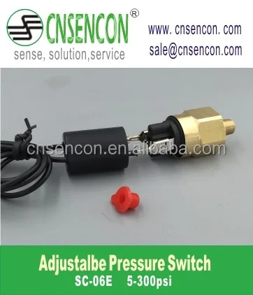 high pressure switch adjustable Pressure Switch SC-06EH CNSENCON Piston Pressure Switch