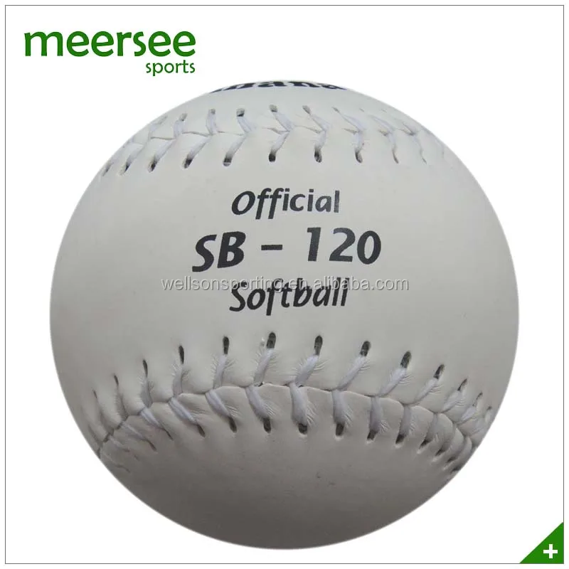 Promotional hand sewn OEM logo printed softball