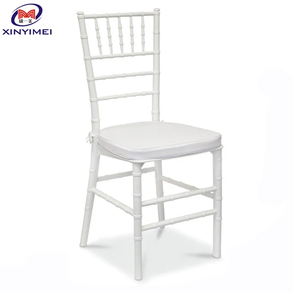 Good quality white resin tiffany chair chiavari chair