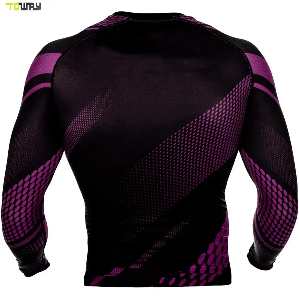 Sublimation custom printed rash guard