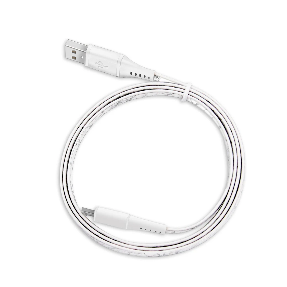 
Marble Usb Cable Flat Usb Cable Micro Usb Data Cable for android 