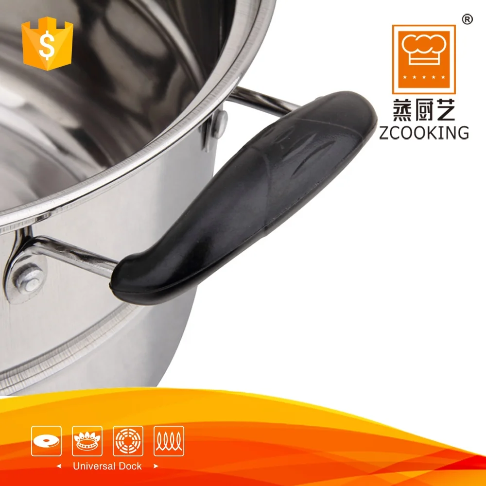 30CM 2 Layer Metal Stainless Steel  Chinese Food Steamer Pot Glass pots And Dinnerware sets