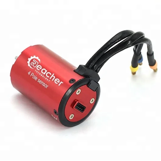 4 полюса 3652 4000/4600/5200KV RT540S-4P бесщеточный Радиоуправляемый 540 датчик Электрический двигатель