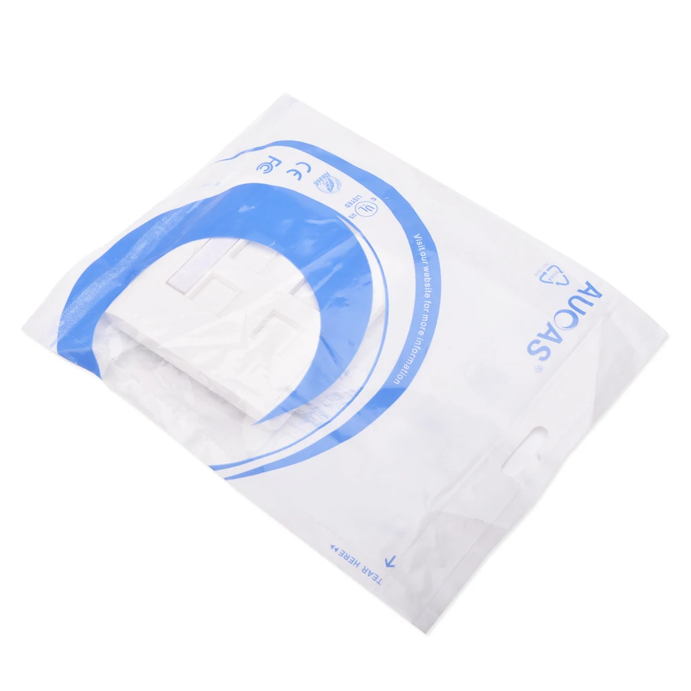 Aucas RJ45 86 Тип сетевая коммуникационная Лицевая панель 4 порта