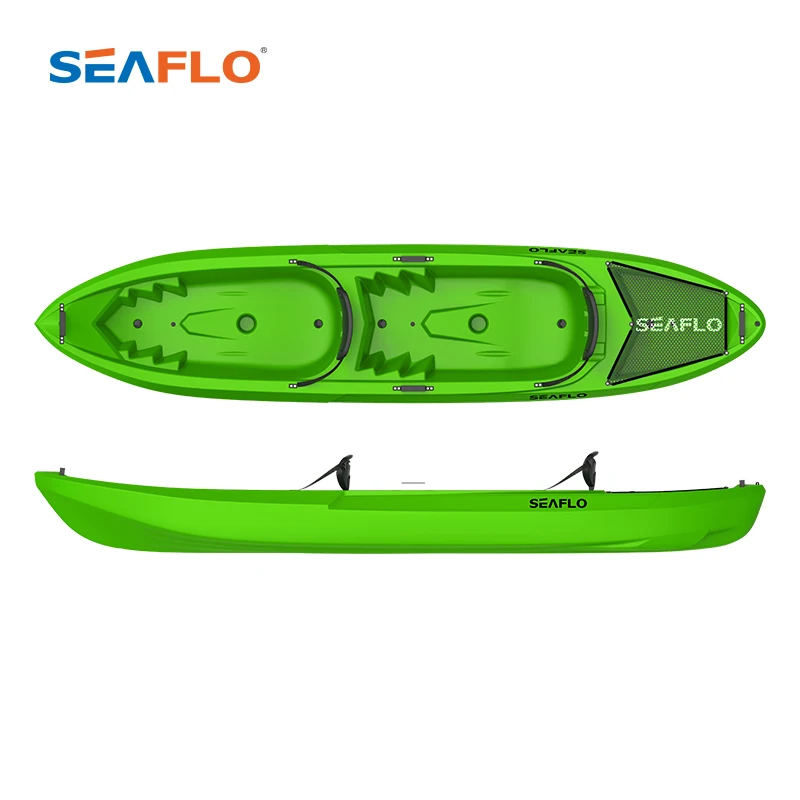 Professional Polyethylene Double kayak People Plastic fishing Tandem kayak