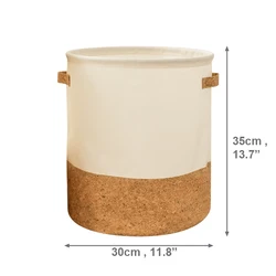 Special Recycled Kraft Paper Bag Waterproof Dirty Clothes Basket