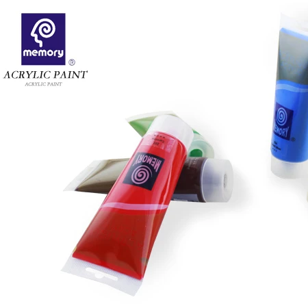 Memory Paint 100ml 120ml 200ml Pearlescent Acrylic Paint Artist Acrylic Color Paint Tube Packing