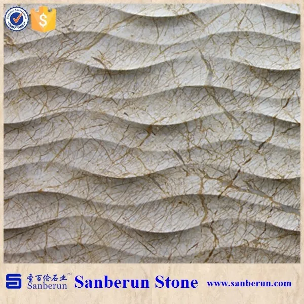 3d Cnc Wave Shaped Carving Walling Panel