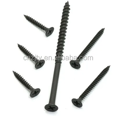Black phosphating bugle head drywall screws, furniture connecting screws