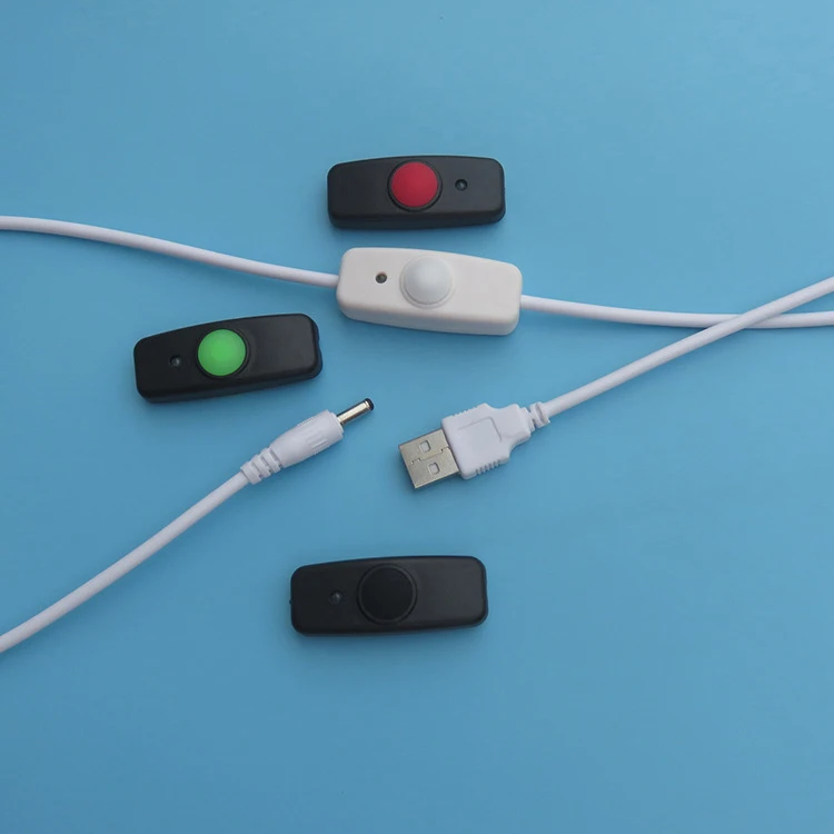 Оригинальный заводской кабель USB миниатюрный шнур ВКЛ./ВЫКЛ. встроенный переключатель со светодиодной