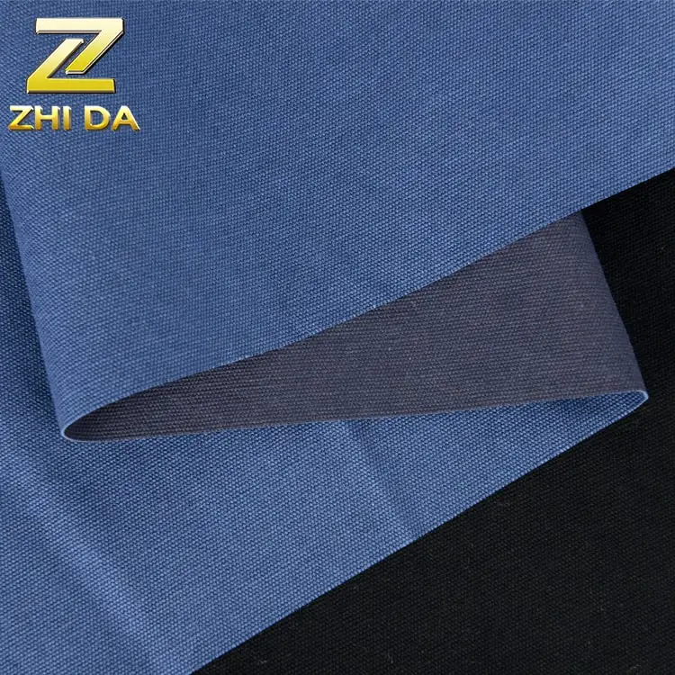 Fabric price per yard 8 oz 100 cotton pu coated  fabric