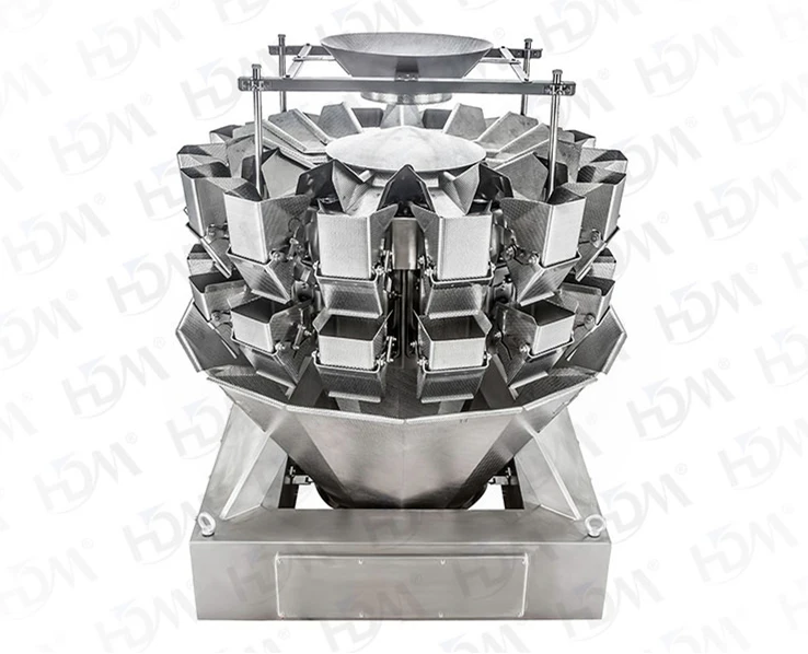 High-end 14 heads multihead weigher for frozen food, snack food